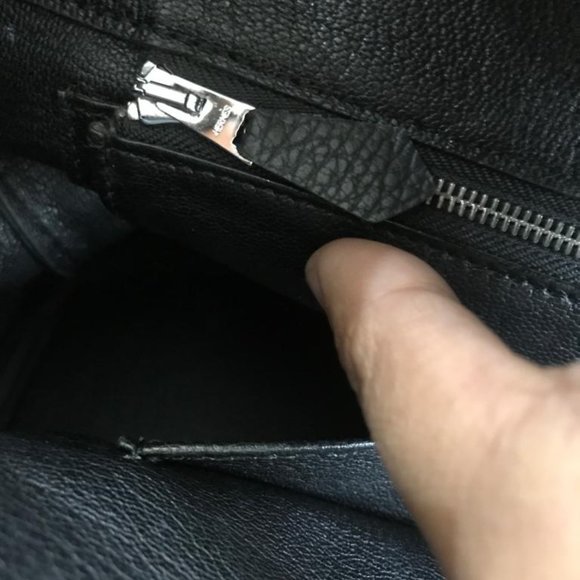 Hermes Birkin Handbag Noir Clemence with Palladium Hardware 35 Black - Picture 11 of 11